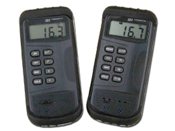 Thermomètre portable 2 voies 307 - Mesure -50°C à 1300°C, précision ±0,3%, affichage °C/°F_0
