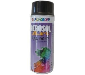 AEROSOL PEINTURE ART NOIR TRAFIC RAL 9017