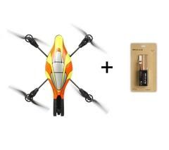 AR DRONE JAUNE + 2 ÈME BATTERIE OFFERTE - CONTRÔLÉ PAR IPHONE, COMPATIBLE ANDROID