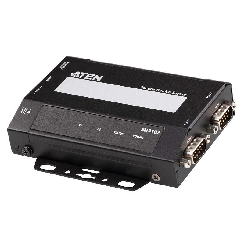 ATEN SN3402 Serveur de périphériques sécurisés RS-232/422/485 à 2 port_0