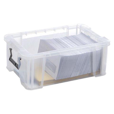 BOÎTE DE RANGEMENT PLASTIQUE 15 L WHITEFURZE ALLSTORE - INCOLORE