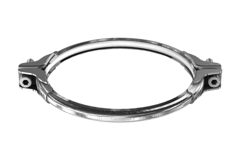 Colliers de serrage avec joint d'étanchéité - électro-galvanisés - disponibles en plusieurs diamètres et épaisseurs_0