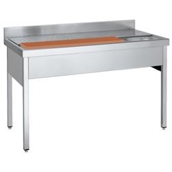 EURAST - Evier avec support pour le lavage des viandes - 1400x700x850 mm - 208C4107 - inox 208C4107_0