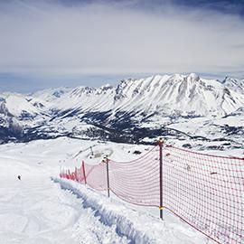 Filet pour piste de ski - Filet Polyamide Tressé Noué pour ski - Estacade - Imputrescible et protégé U.V._0