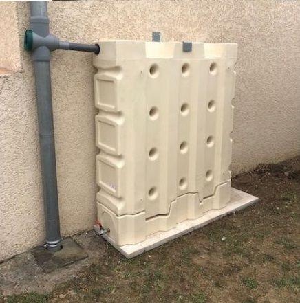 Filtre et collecteur d'eau de pluie pour cuve Murd'eau - Fonction trop-plein - 1 kg - Fabrication française_0