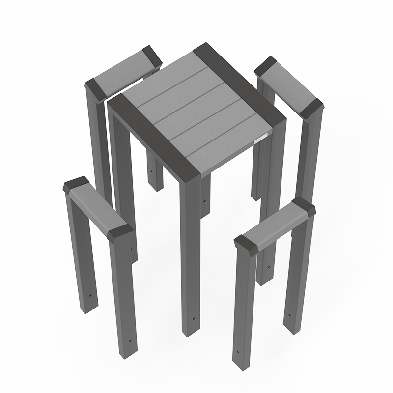 Mange-debout Harmonie - table haute et 4 assises - STD-HA-MD-01-S_0