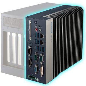 PC industriel fanless i7/i5/i3 6ème et 7ème génération - 6 PORTS COM RS-232/422/485 - Ref: MIC-7700Q-00A2 - Refroidissement passif_0