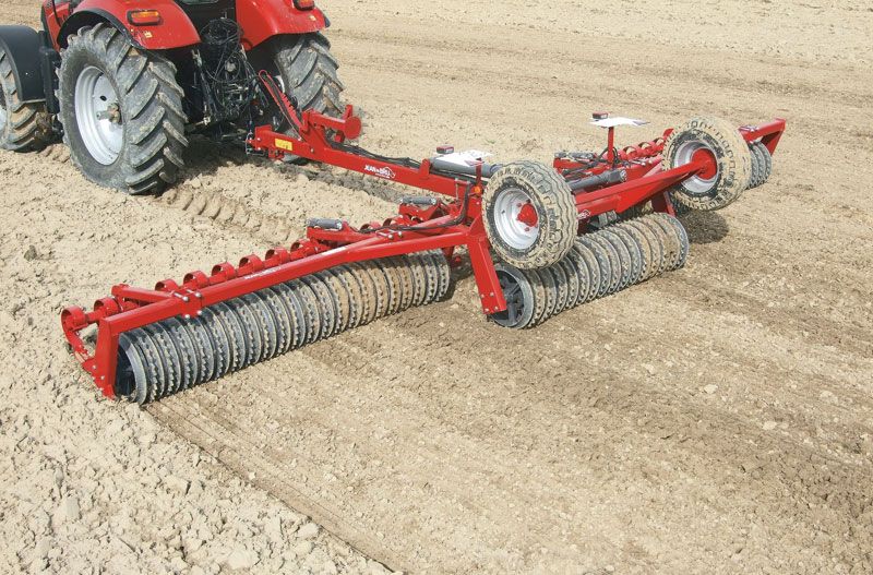 Rollpack rouleau agricole - Eurotechnics Agri - essieu traversant - châssis renforcé avec système Springflex_0
