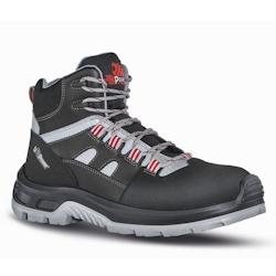 U-Power - Chaussures de sécurité hautes sans métal CROSS - Environnements humides - S3 SRC Noir / Gris Taille 39 - 39 noir matière synthétique 80_0