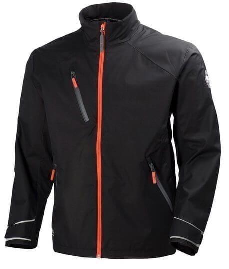 Veste imperméable Helly Hansen Brugge, Coloris : Noir/Rouge, Taille : S_0