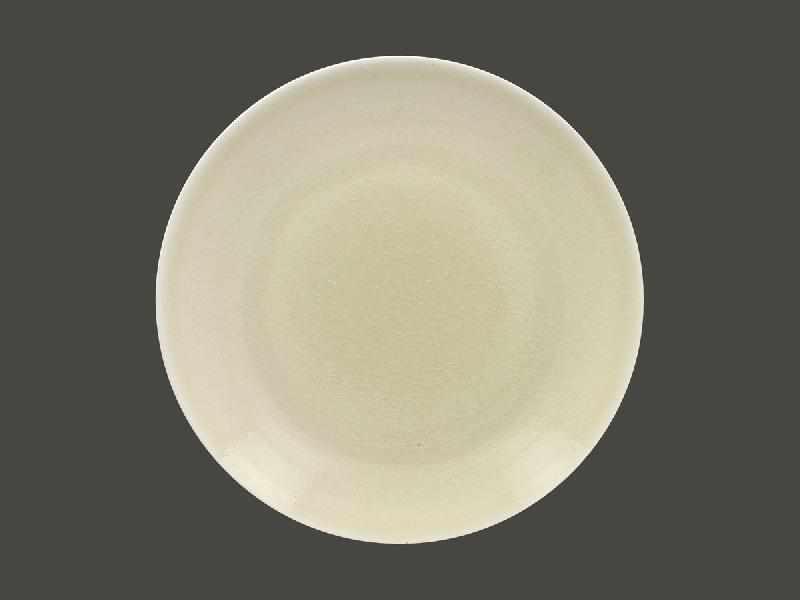 ASSIETTE COUPE PLATE ROND BLANC PORCELAINE Ø 29 CM VINTAGE RAK