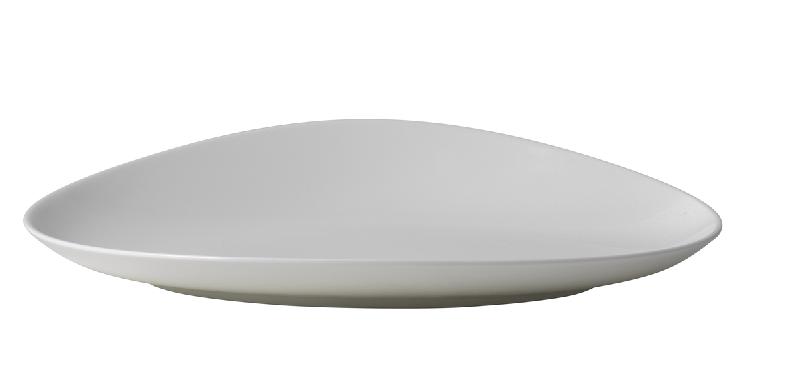 ASSIETTE DEMI CREUSE OVALE BLANC PORCELAINE 30X20 CM STELLA COSMO VILLEROY & BOCH