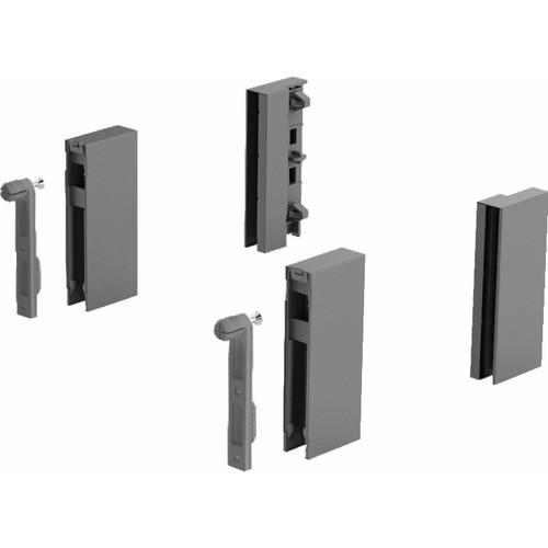 ADAPTATEURS DESIGNSIDE POUR TIROIR ARCITECH-H92 MM-ANTHRACITE HETTICH