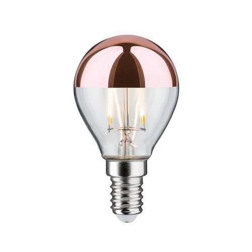 AMPOULE LED - 2,6 W - E14 - SPHÉRIQUE - CALOTTE CUIVRÉE RÉFLECTRICE - 220 LM PAULMANN