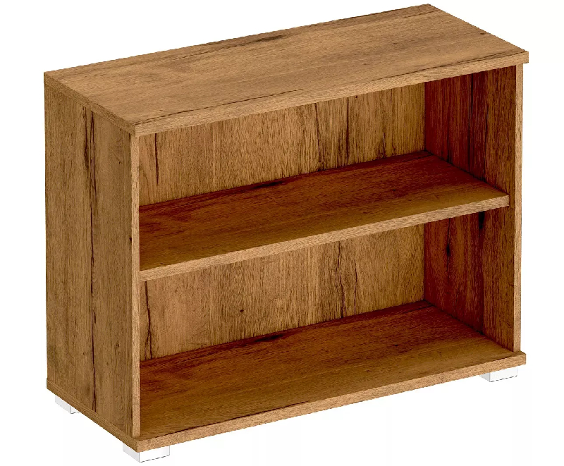 Armoire ouverte 1 étagère en bois So Laroya - Dimensions : 100x42x76,6 cm - Finitions variées et patins réglables_0