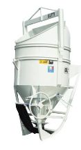 Bennes à béton conique - Butti - capacité de 1000L à 3000L avec tuyau de déchargement_0
