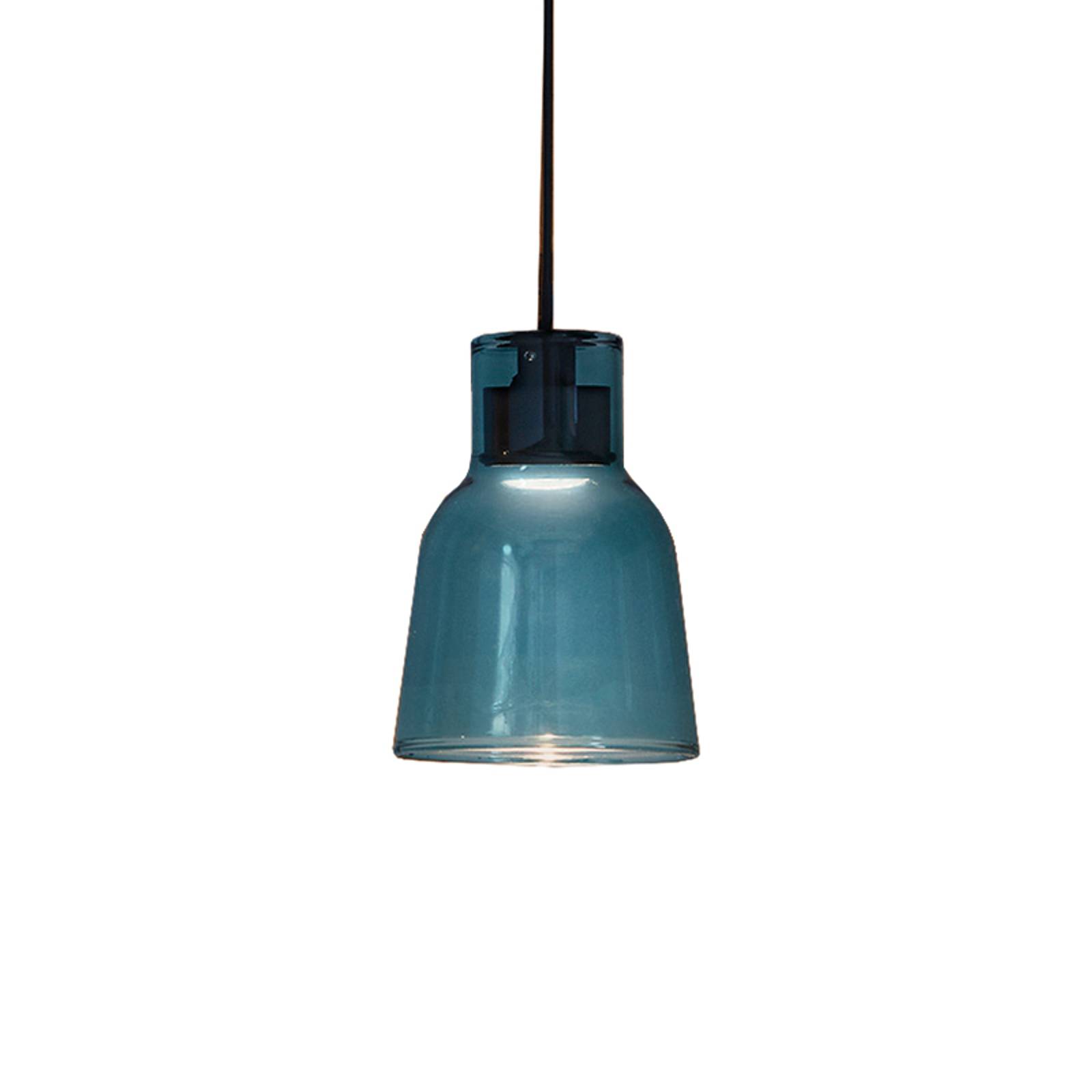 BOVER DRIP S/01L SUSPENSION LED EN VERRE, BLEUE