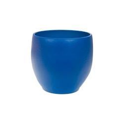 Cache pot Esna 39 x 38 cm bleu -  Rond Terre Cuite Amadeus 39x38 cm - bleu faïence 3520071964386_0
