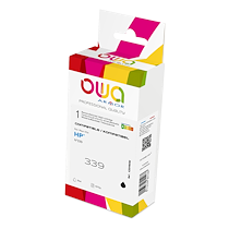 CARTOUCHE D'ENCRE REMANUFACTURÉE OWA - STANDARD - NOIR - POUR HP 339