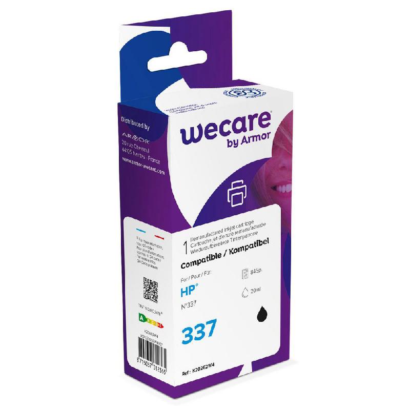 CARTOUCHE JET D'ENCRE REMANUFACTUREE - COMPATIBLE POUR HP 337 - C9364EE - PACK UNITAIRE NOIR