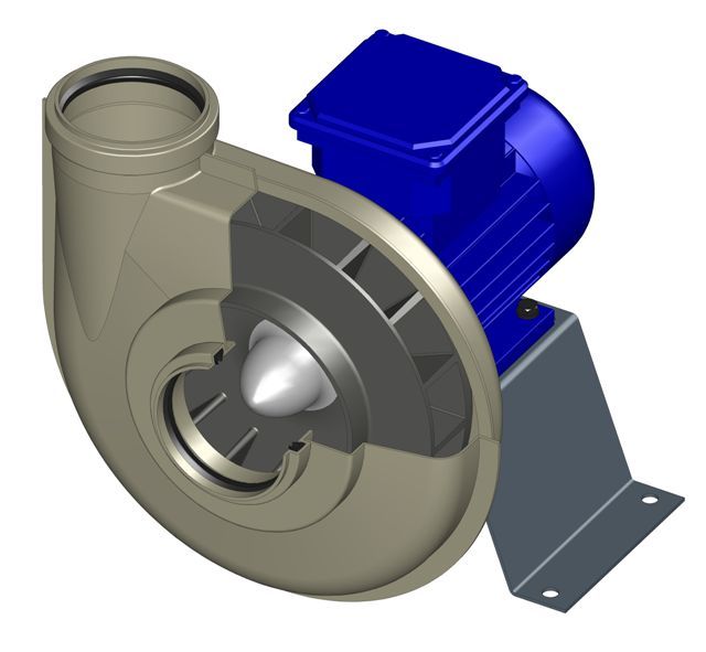 Ccv 75 - ventilateur ATEX - Colasit - débit 50 à 400 m3/h - pression 50 à 900 Pa - zones 1 et 2_0