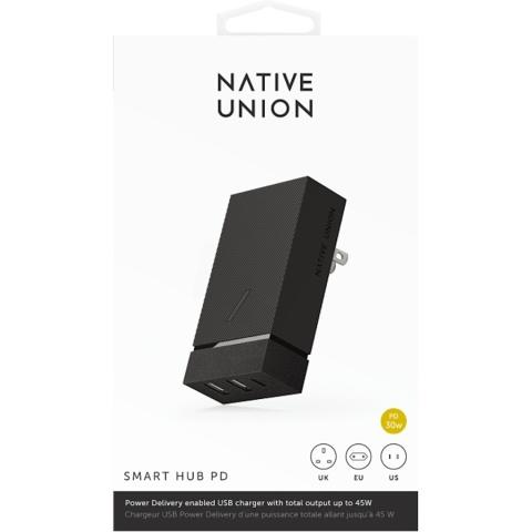 CHARGEUR POUR TÉLÉPHONE MOBILE NATIVE UNION CHARGEUR SECTEUR SMART 45W