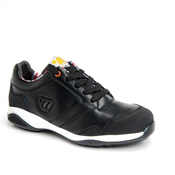 CHAUSSURES DE SÉCURITÉ ORANGE WEST ROUND S3 SRC - TAILLE BASSE - NOIR - TAILLE 45 - 631510 T45