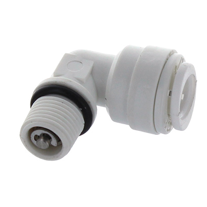 CHECK VALVE RACCORD FILETAGE 1/8 POUCE COUDÉ - TUBE 1/4
