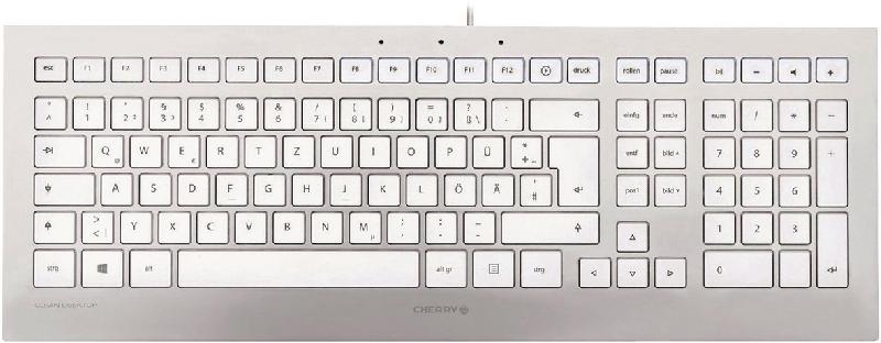 CLAVIER FILAIRE EXTRA PLAT STRAIT 3.0 POUR MAC - CHERRY