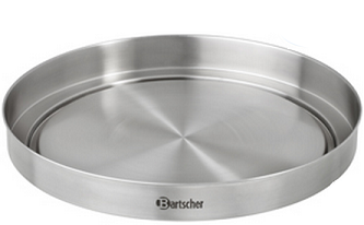 Couvercle de maintien au chaud pour tasses - acier inoxydable - adapté marmite à vin chaud - diamètres 354 mm et 400 mm_0