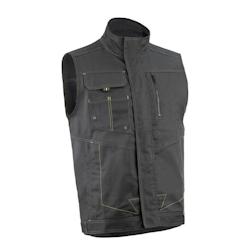 Coverguard - Gilet de travail sans manches gris vert BARVA Gris / Vert Taille XL - XL gris 5450564035591_0