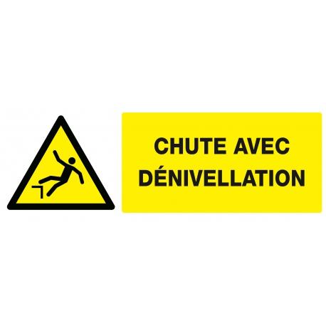 Danger, chute avec denivellation 330x120mm TALIAPLAST | 626327_0