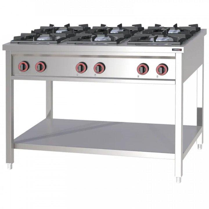 Fourneaux à gaz 6 feux, 36 000 W - GAZ_0