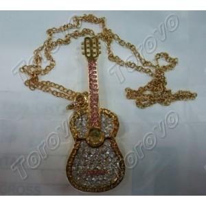 Clé USB publicitaire en forme de guitare - Bijoux logo personnalisable - USB 2.0 haute vitesse (zb032)_0