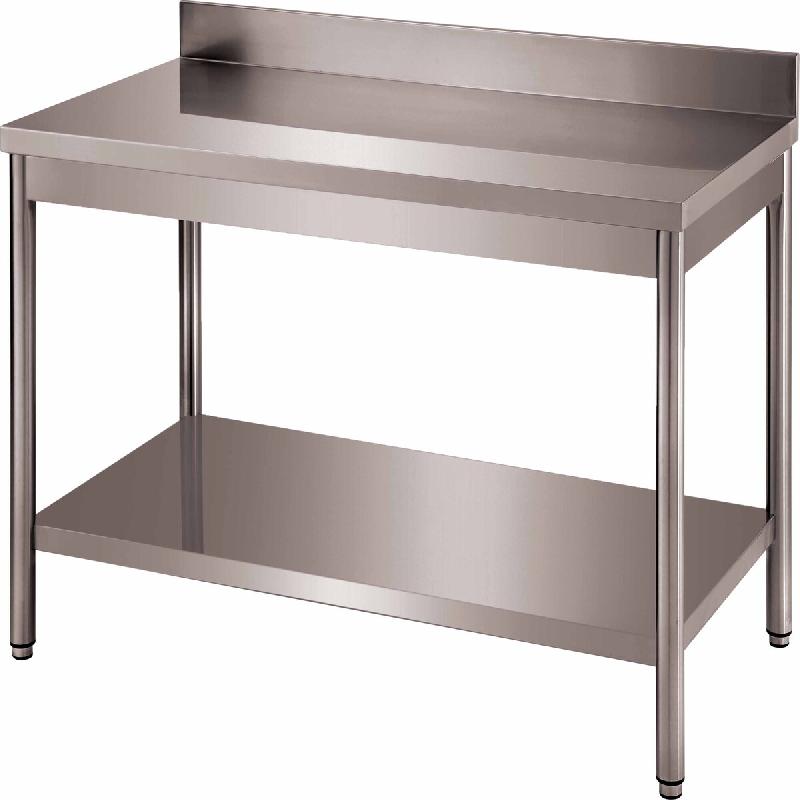 ITALCONCEPT L2G Table Adossee Demontable Inox, Et.Basse, 850 x 1400 x 600mm - 3616350016676_0