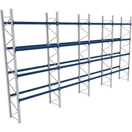 RACK 1 DÉPART + 3 SUIVANTS LXLXH 2700X11400X6000 600KG 4 NIV - BITO