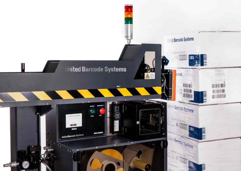 Étiqueteuse automatique industrielle pour une impression et dépose d'étiquettes auto-adhésives pour palettes - APL 8000 Séries_0