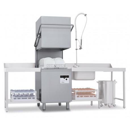 Lave-vaisselle à capot Colged Steeltech V1 - 15 litres - Panier 500 x 500 mm - Steel370V1_0