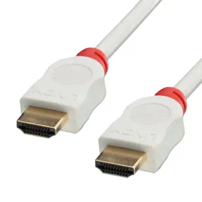 LINDY HDMI High Speed Cable White 0.5m Type A/A Flat_0