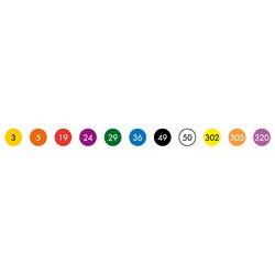 LOT DE 4 - MARQUEUR INDUSTRIEL 'SOLID MARKER', ROSE FLUO