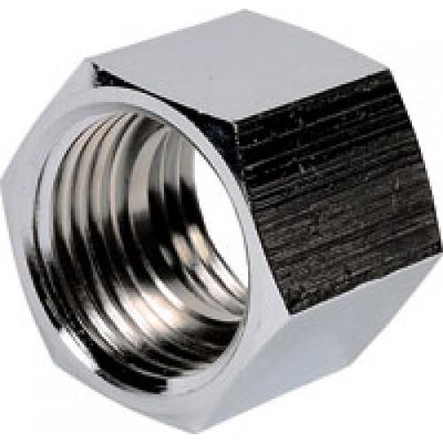 MANCHON LAITON 6 PANS FEMELLE / FEMELLE SANS ÉPAULEMENT CHROMÉ 15/21 BRICOZOR