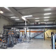 Mezzanine ERP - Pour showrooms, salles de sports et commerces - Respect des normes ERP - Fabriqué en France par DIPLEX_0