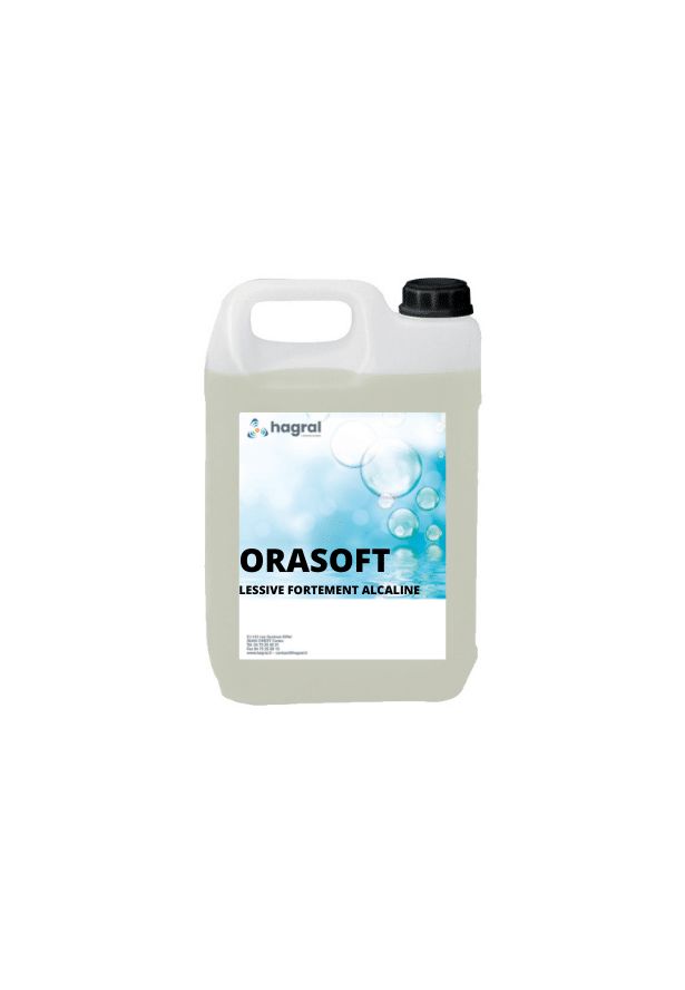Orasoft - Lessive fortement alcaline - Hagral - Densité 1.2 - Pour textiles très souillés_0