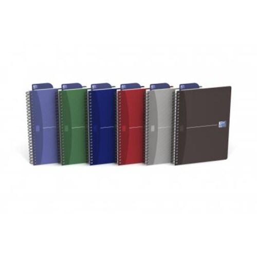 Oxford Lot de 10 Carnet Essentials rel. Intégrale A5 100p./50 feuilles 90g/m², Séyès, coloris assortis (6) - 3020120022000_0