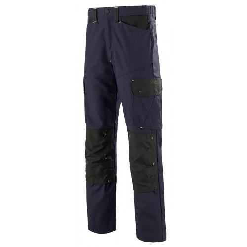 PANTALON DE TRAVAIL CRAFT WORKER RÉSISTANT - BLEU ET NOIR - T3 CEPOVETT SAFETY