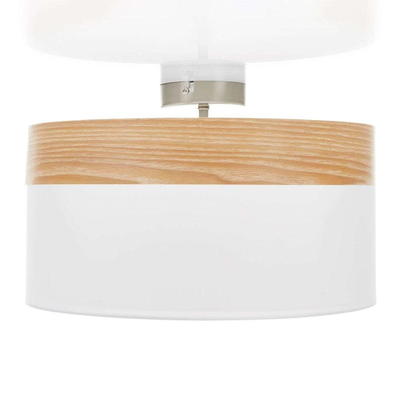 GLOBO PLAFONNIER LIBBA, BOIS CRÈME