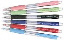 PORTE-MINE PILOT SUPERGRIP COULEURS ASSORTIES RÉTRACTABLE 0,5 MM HB - LOT DE 12
