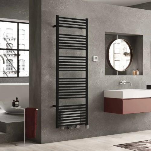 RADIATEUR SÈCHE-SERVIETTES ÉLECTRIQUE AVEC SOUFFLANT FLECHE BOOSTER - 750W - NOIR IRSAP