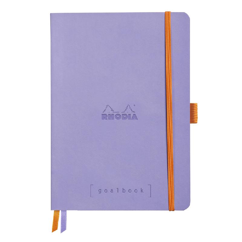 RHODIARAMA GOALBOOK SOUPLE A5 240 PAGES DOT PAPIER IVOIRE 90G - IRIS
