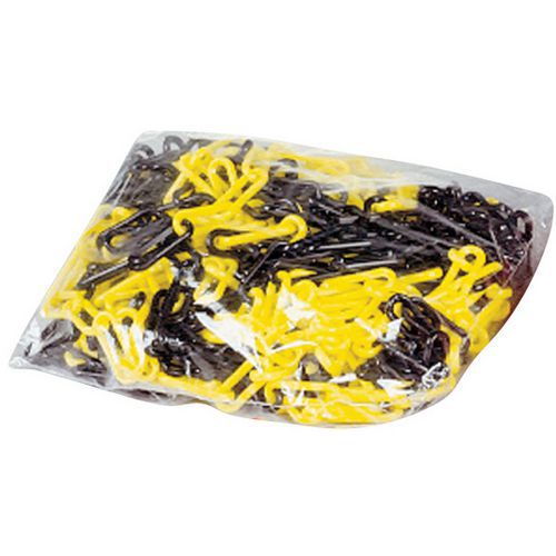 SAC 25M CHAINE SIGNAL JAUNE NOIR DIAMETRE 10MM
